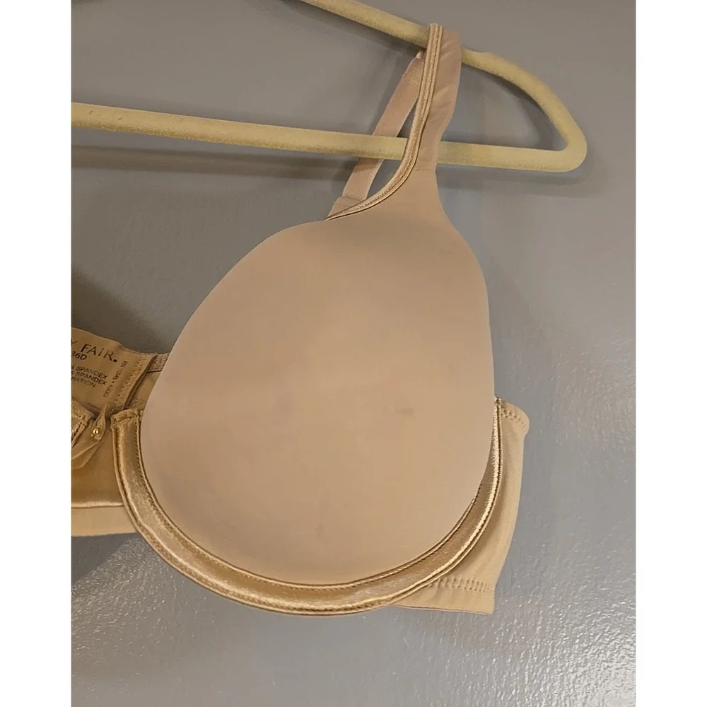 Vanity Fair‎ Body Caress Tan Full Coverage Underwire T-Shirt Bra Size 36D